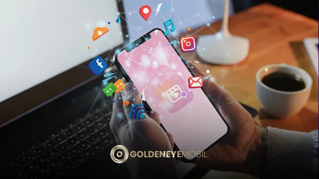 Golden eye mobil sosyal medya